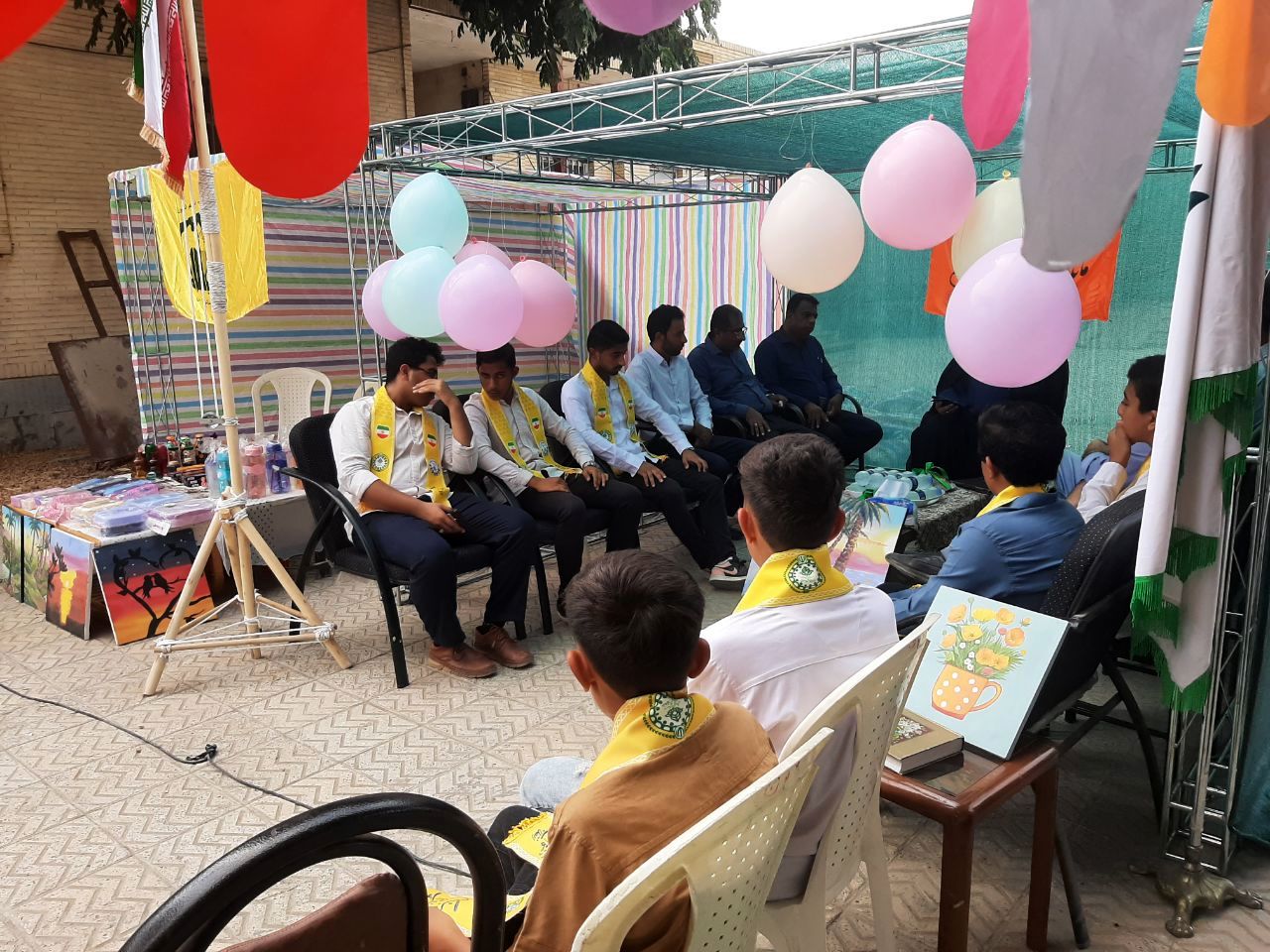 موکب سازمان دانش‌آموزی میناب در میلاد پیامبراکرم(ص)