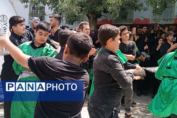 عزاداری مردم کرمانشاه در تاسوعای حسینی