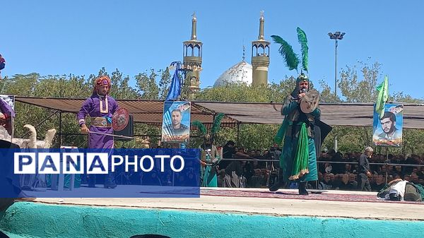 مراسم تعزیه‌خوانی شهادت امام رضا(ع) شهرستان میان جلگه نیشابور 