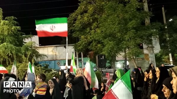 حضور مردم خستگی ناپذیر شهر فردوسیه پس از گذشت سه ماه ازشهادت رهبر عزیزمان