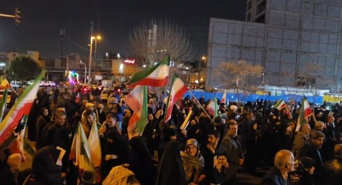 مردم شریف تهران پای کار ایران
