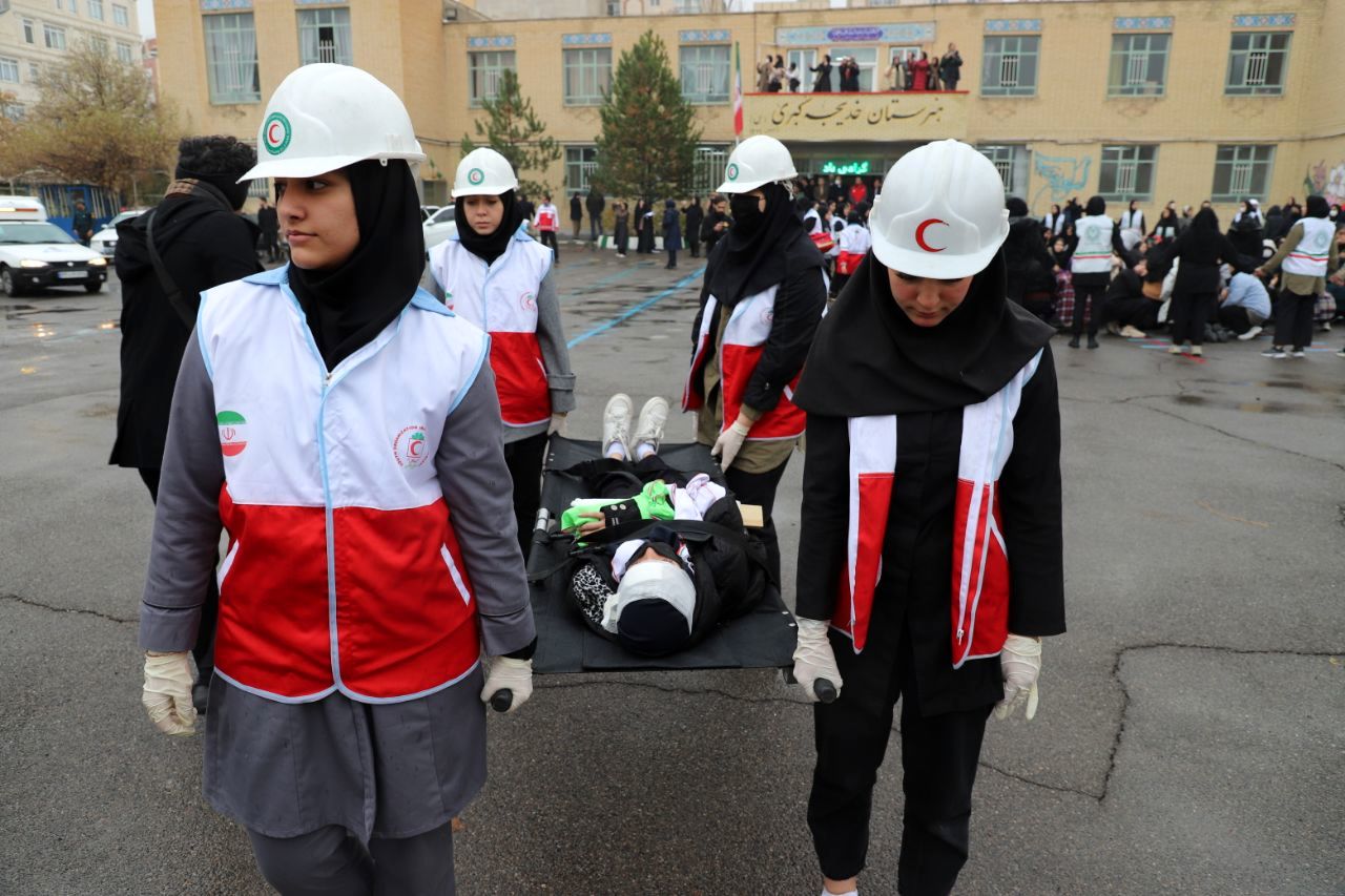 بیست و هفتمین مانور سراسری زلزله در آذربایجان شرقی