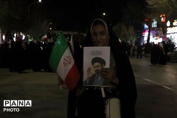 تشییع پیکر دو شهید والامقام در نیشابور 
