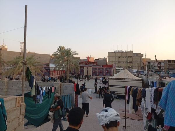 حرکت کاروان پیاده شهدای شهرستان خانمیرزا در اربعین حسینی