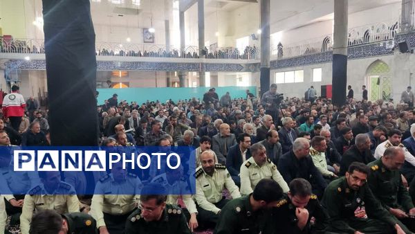 گرامیداشت شهدای‌خدمت در مسجد جامع شهرستان قروه