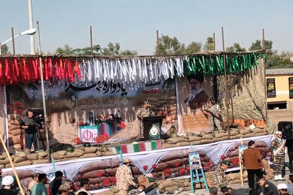 تشییع پیکر پاک شهید گمنام پدافندهوایی در بهبهان