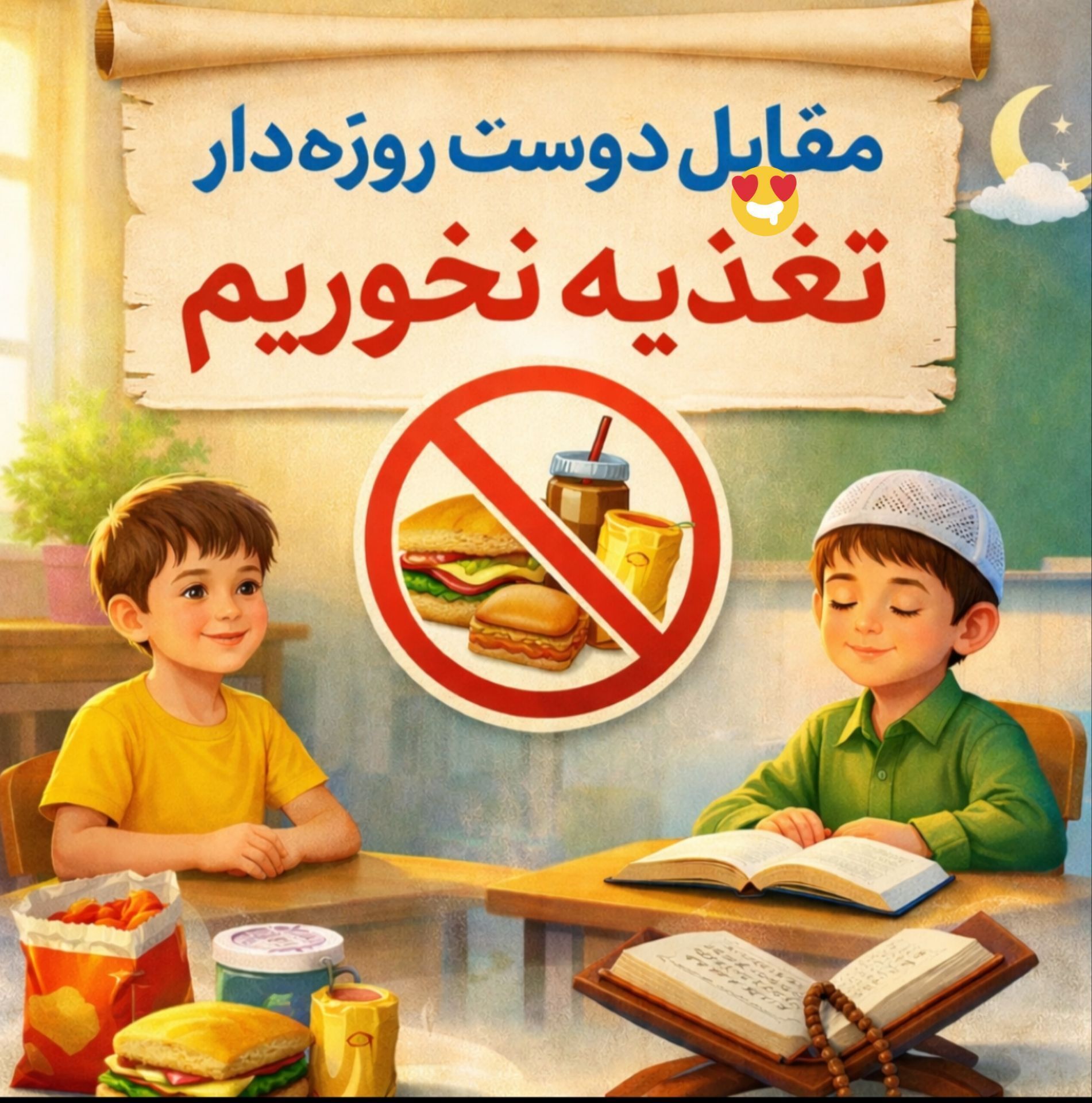 لزوم رعایت شئونات رفتاری در برخورد با دانش‌آموزان روزه‌دار