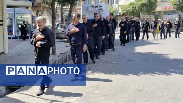 مراسم سوگواری و عزاداری خیابانی ۲۸ صفر در اهر 