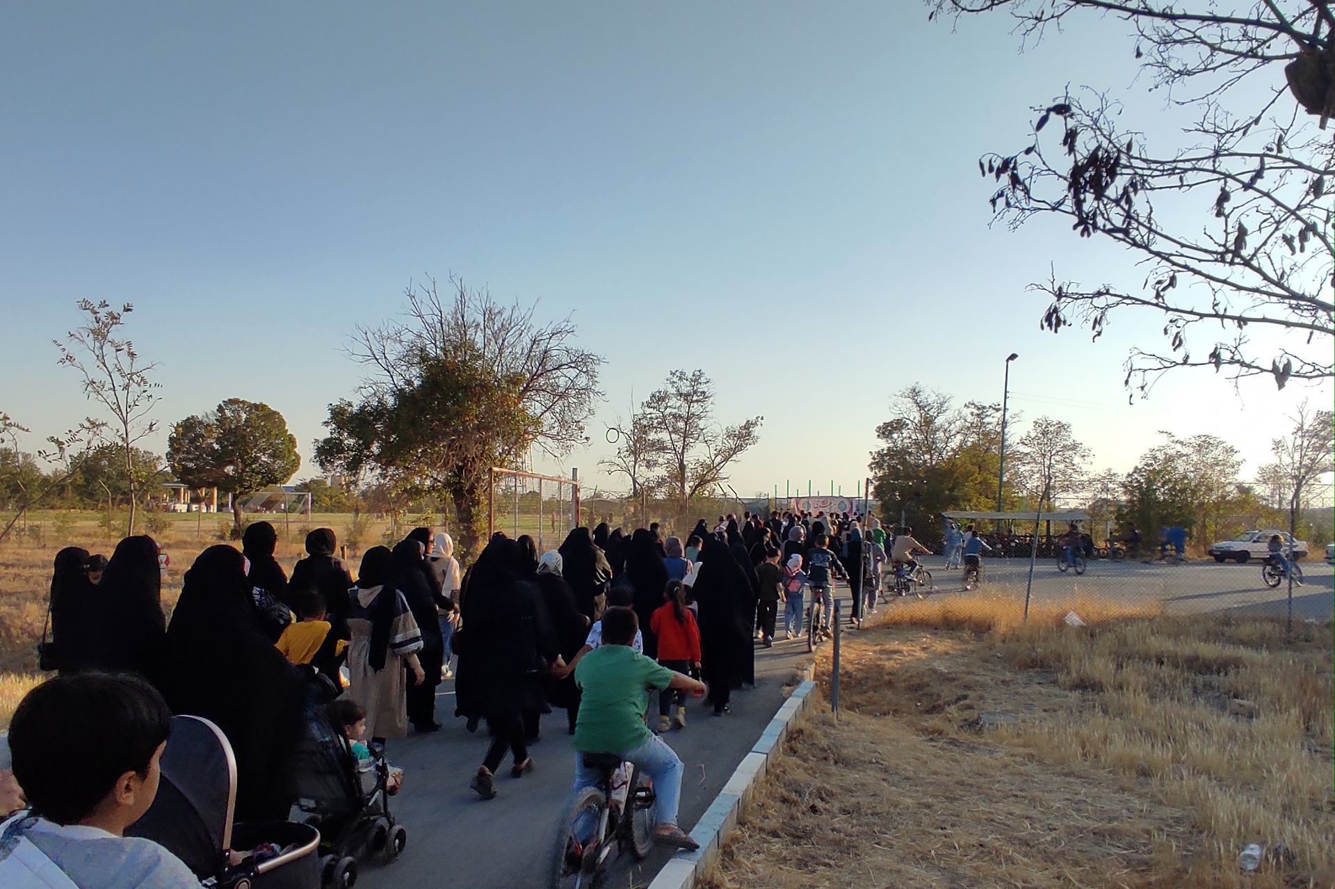همایش پیاده‌روی خانوادگی در کوی سازمانی شهید نوژه همدان برگزار شد