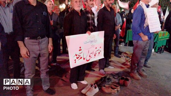 اجتماعات شبانه همراه با هیئت زنجیر زنی در نیشابور