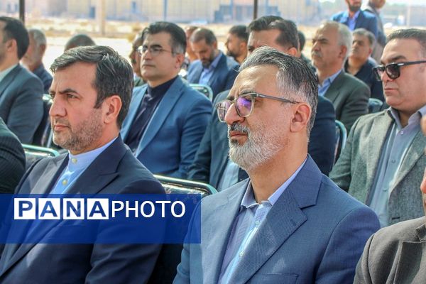 آیین خشت گذاری سه مدرسه ۱۵ کلاسه در کهریزک