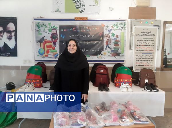 مانور بازگشایی مدارس عباس آباد 