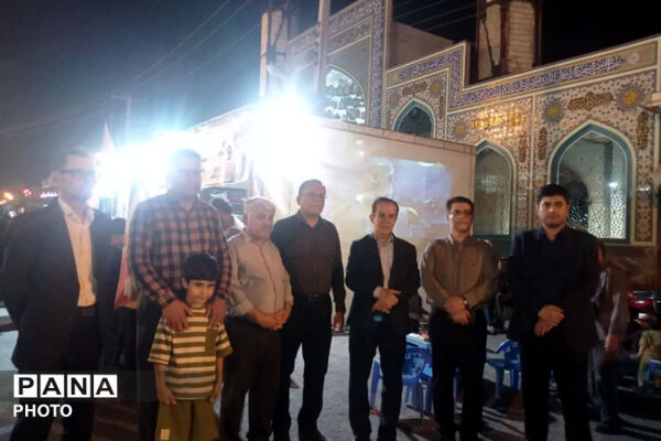 موکب فرهنگیان؛ جلوه‌ای از همدلی فرهنگیان کازرون