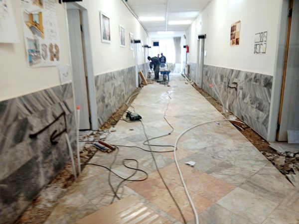 پروژه شوفاژ کشی و تعمیر موتور خانه هنرستان کیمیا