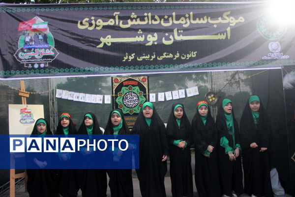 پیاده‌روی جاماندگان اربعین حسینی در بوشهر