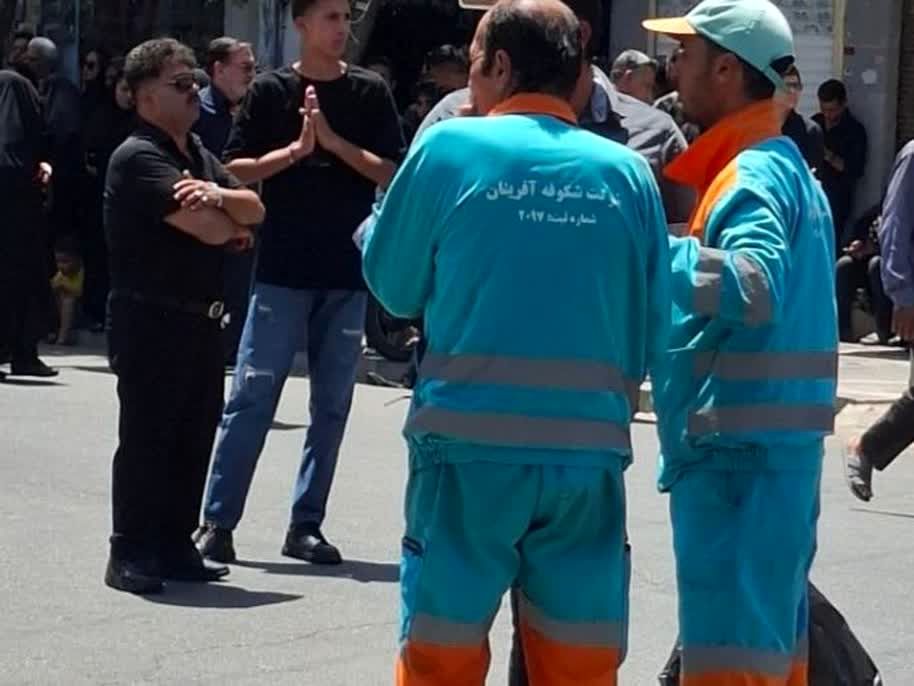 فداکاری در سکوت: رفتگر اربعین، قهرمان گمنام جمع‌آوری زباله در کاشمر