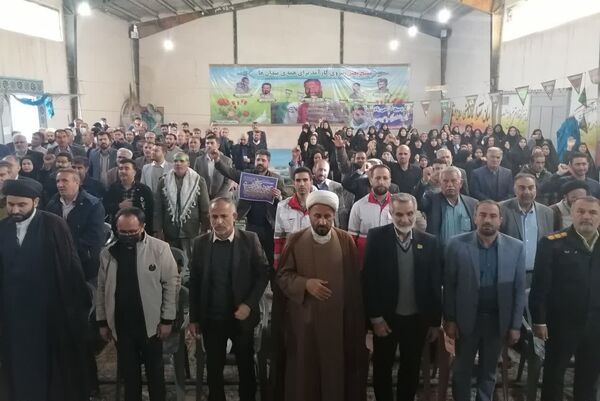 مراسم بزرگداشت حماسه ۹ دی در شهرستان بیضا