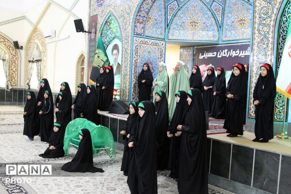 مراسم شیر خوارگان حسینی در آرامگاه شهید مدرس
