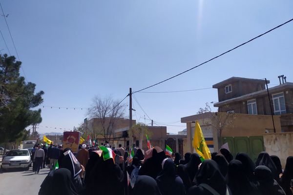 حضور پرشور مردم لپویی در راهپیمایی روز قدس 