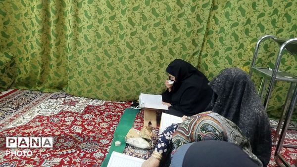 مراسم پر فیض دعای عرفه در مسجد چهارده معصوم الغدیر باحضور مردم 