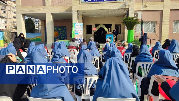 مانور استانی بازگشایی مدرسه در دبیرستان بهار آزادی قائمشهر