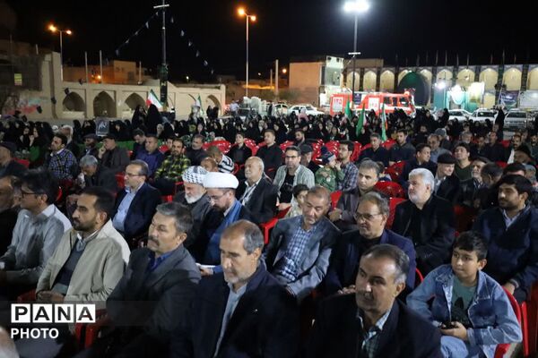 حضور صادق حسین زاده ملکی، معاون پرورشی و فرهنگی وزارت آموزش و پرورش در تجمع فرهنگیان زارچ