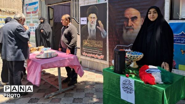 برپایی موکب غدیر کانون دانش‌آموزی شهید مدرس شهرستان سراب 