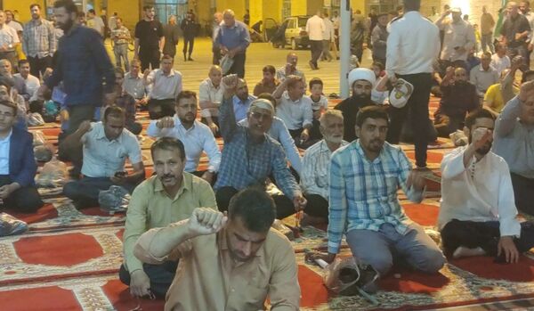 تجمع مردم نیشابور برای محکومیت حملات آمریکا و رژیم صهیونسیتی به تاسیسات هسته ای ایران 