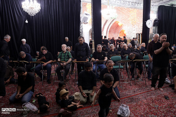 مراسم عزاداری ظهر تاسوعای حسینی در آستان امامزاده صالح(ع)