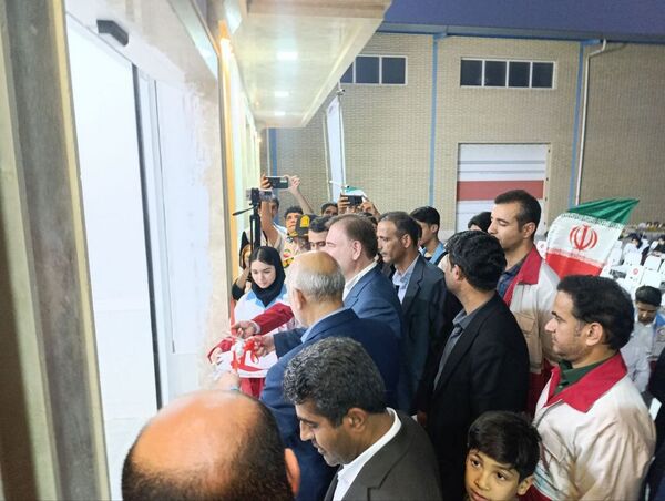افتتاح ساختمان جمعیت هلال احمر شهرستان جم