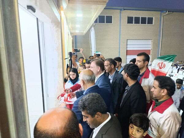 افتتاح ساختمان جمعیت هلال احمر شهرستان جم