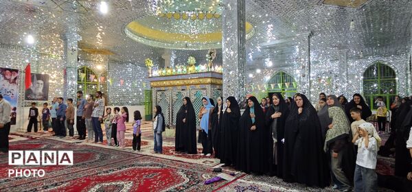 مراسم عید  غدیر در امامزاده شان آباد با حضور بخشدارقلقلرود  