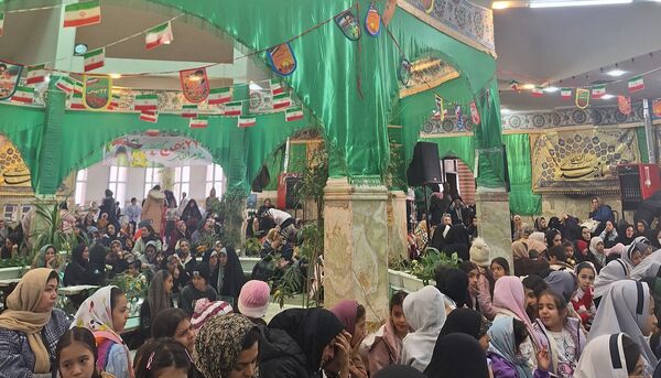 جشن نیمه شعبان در زیارتگاه نور الشهدا پردیس