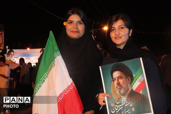 شامگاهی دیگر از حضور گرم مردمان باشتی در تجمعات