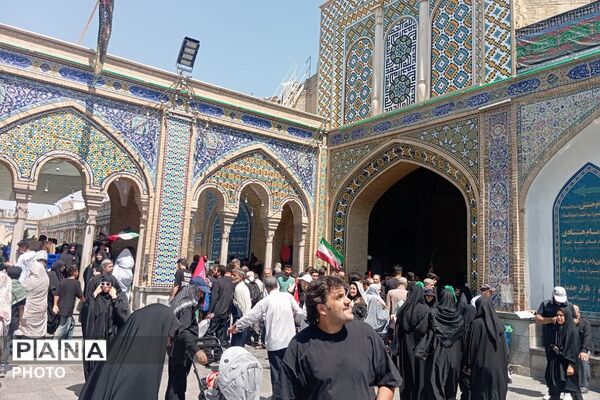 جاماندگان اربعین حسینی در مسیر قبله تهران