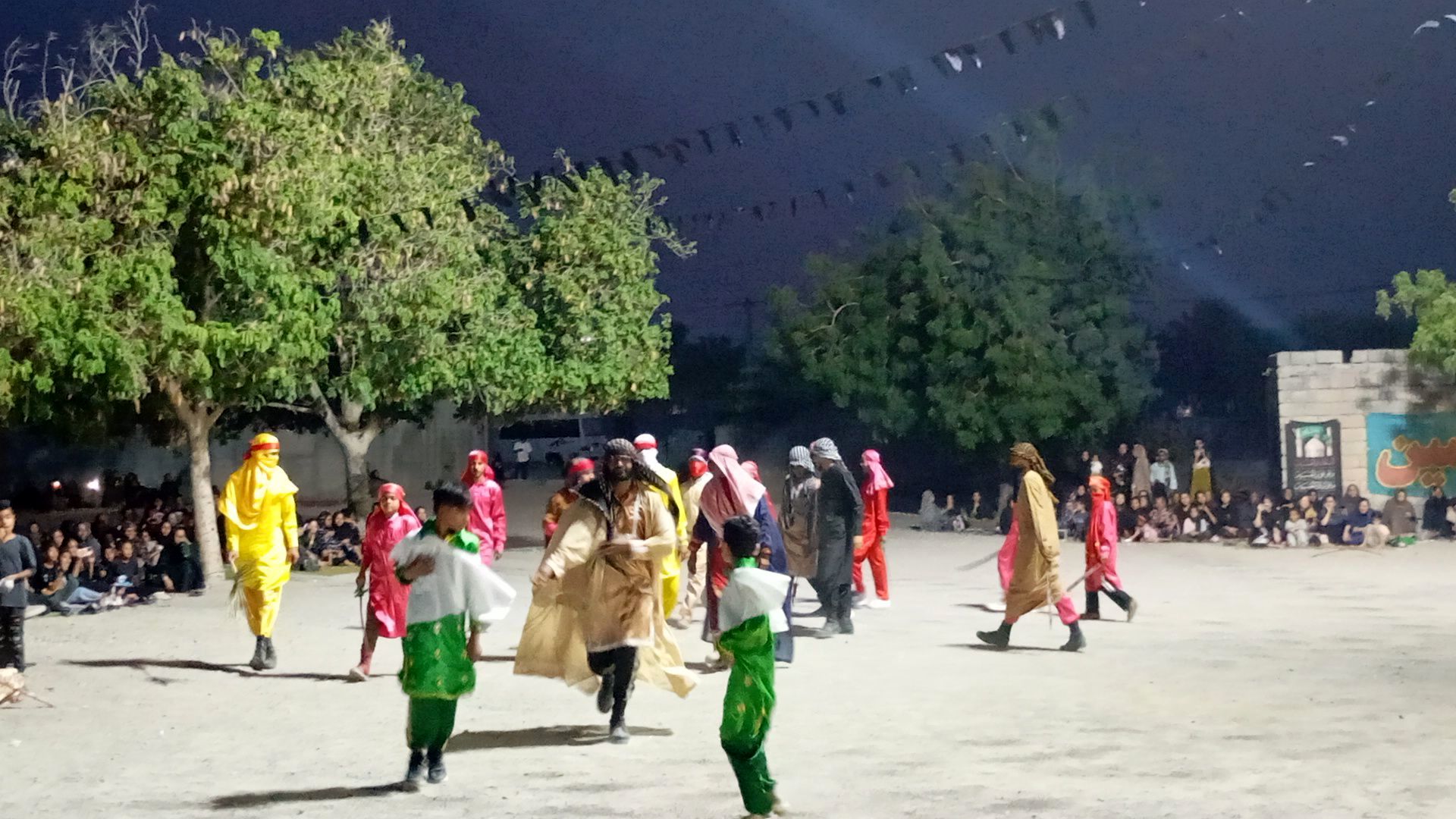 مراسم تعزیه‌‌‌خوانی دو طفلان زینب