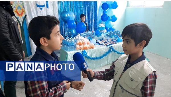 برپایی جشن آب در دبستان سرافراز ناحیه۷ مشهد 