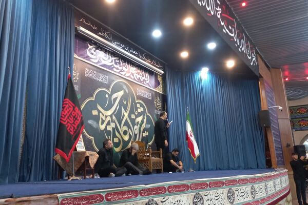 مراسم عزاداری شیرخوارگان حسینی در حرم مطهر امام زاده جعفربن موسی الکااظم (ع) شهرستان پیشوا
