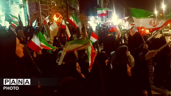 چهل و پنجمین شب از تجمعات مردمی در بی بی شطیطه شهرستان نیشابور 