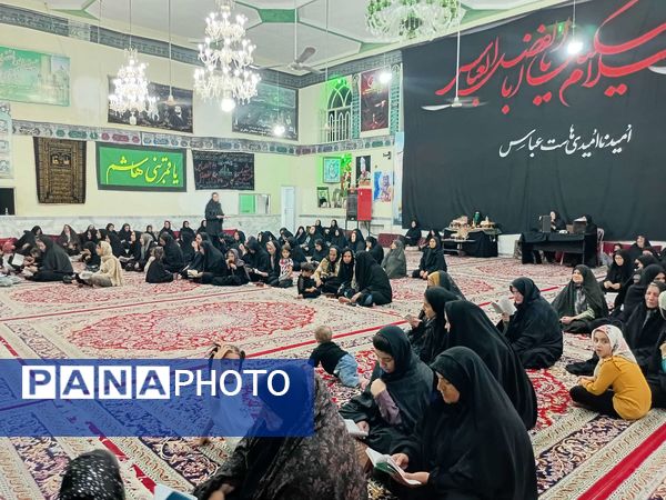 مراسم شام غریبان حضرت رقیه(س) در روستای عارف آباد