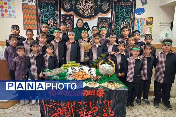 مراسم عزاداری ایام فاطمیه و بزرگداشت شهادت حضرت زهرا (س)  و افتتاح کلاس سایت دبستان شهید نوروزعلی حسینی