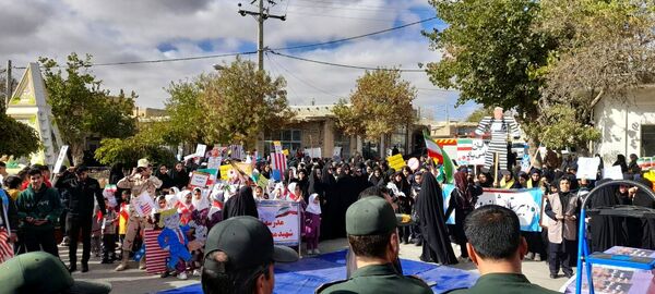 مراسم راهپیمایی یوم الله ۱۳ آبان در بخش نوخندان