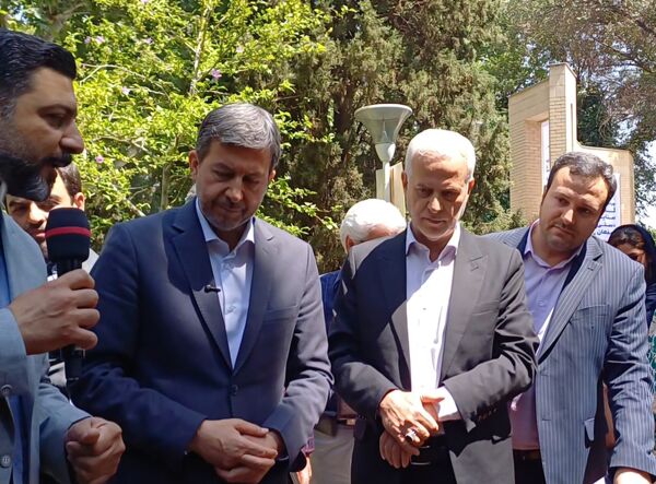 آیین بهره‌برداری از گذر صنایع دستی اصفهان