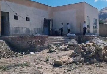 ساخت مدرسه سه کلاسه در روستای جوشاتو شهرستا شاهین‌دژ