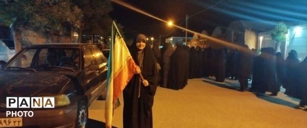 مراسم اربعین امام شهید آیت الله خامنه ای و دانش آموزان میناب در روستای مهدی آباد خلیل آباد 