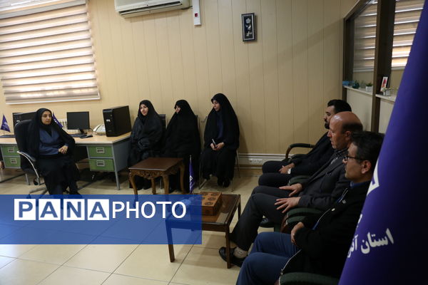 حضور معاون پرورشی و فرهنگی آذربایجان شرقی در خبرگزاری پانا به‌مناسبت تاسیس این رسانه