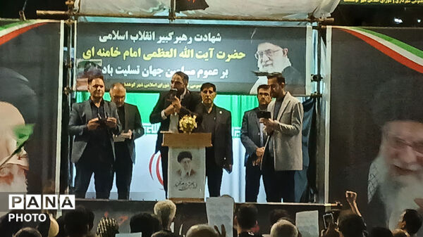حضور مردم شریف و غیور کوهدشت در تجمعات شبانه