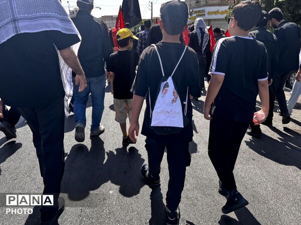 پیاده روی اربعین از میدان سپاه هشتگرد تا امامزاده هادی ینگی امام