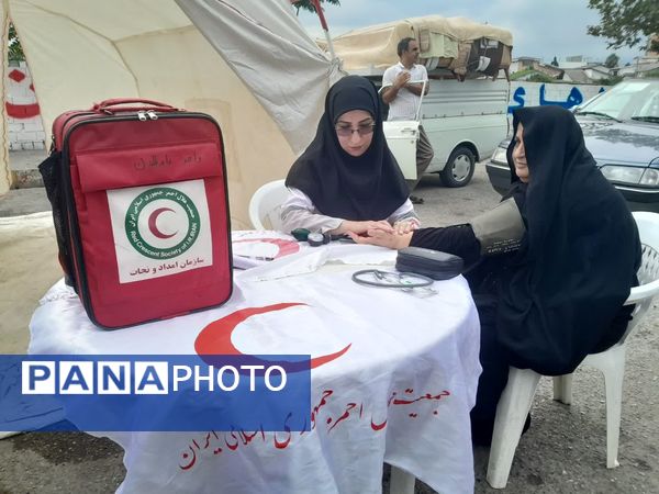 پیاده‌روی جاماندگان اربعین حسینی در نور 