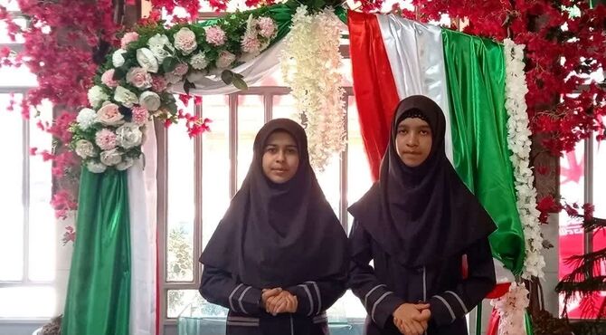 نواخته شدن «زنگ مهر» در مدرسه شاهد نسیم سبحان